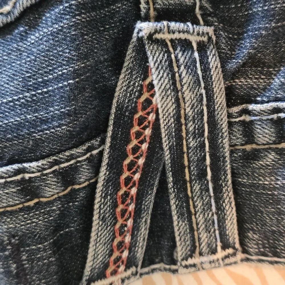 Big Star Pioneer Y2K Distressed Boot Cut Jeans 33L Buckle Exclusive
